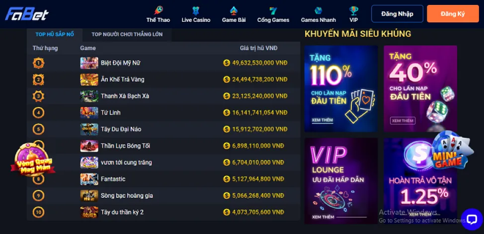 Cá cược bóng đá với các trận đấu hấp dẫn trên betvip win